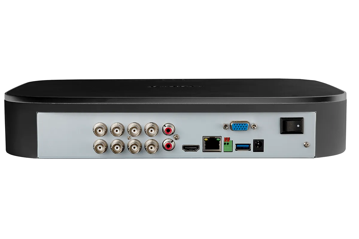 4K Ultra HD 8 Channel Security DVR with Advanced Motion Detection Technology and Smart Home Voice Control, 2TB Hard Drive