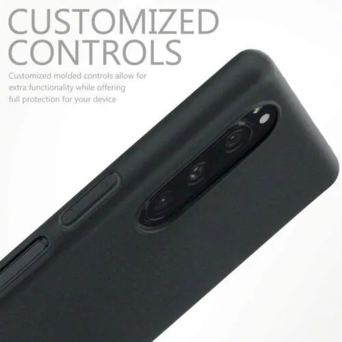 Black Gel Case Tough Shockproof Phone Case Gel Cover Skin for Sony Xperia 1 III