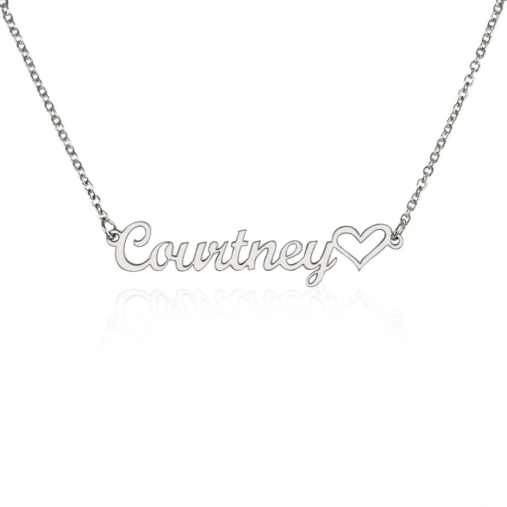 ELEVATED SPIRIT | PERSONALIZED CHRISTIAN NAME NECKLACE WITH HEART